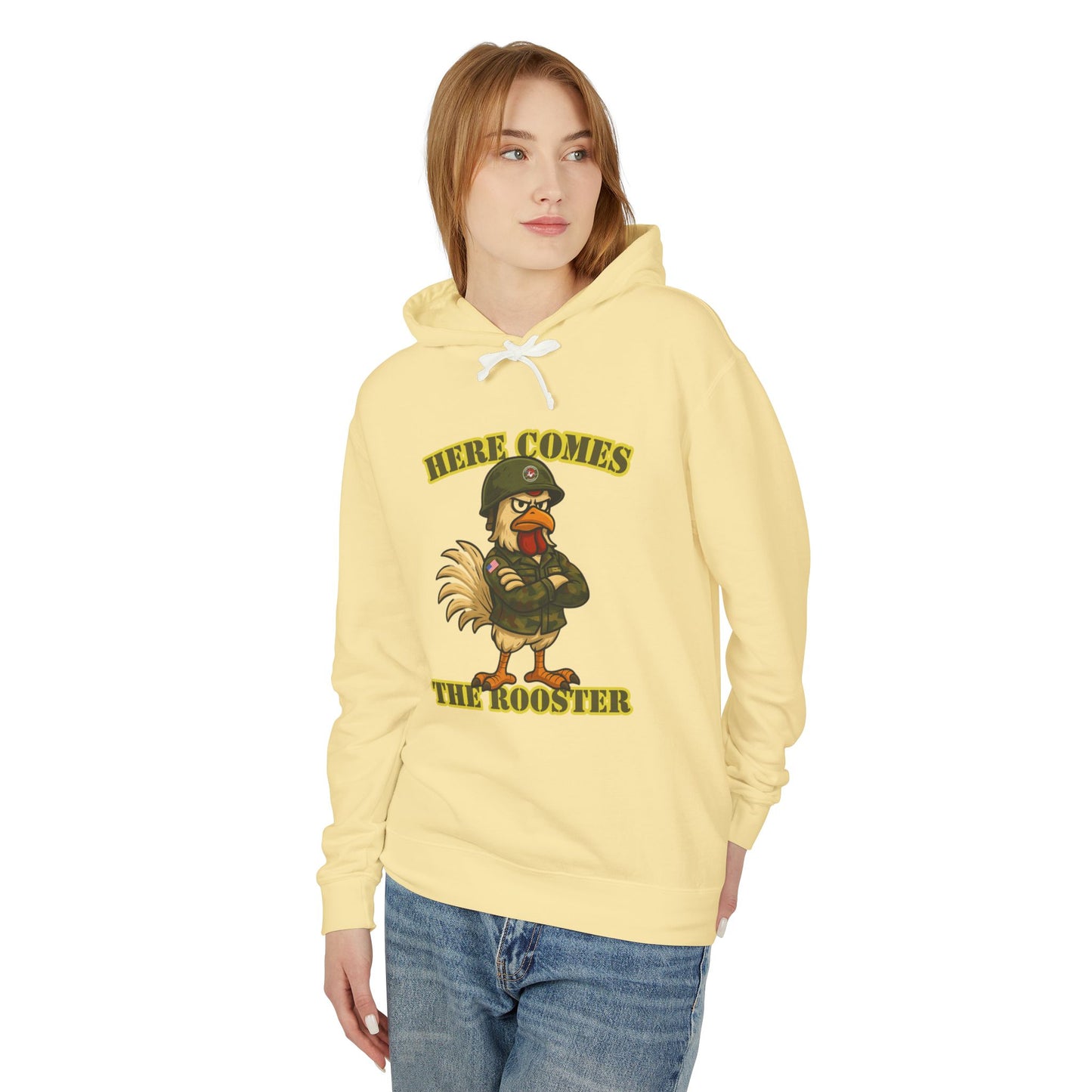 Here Comes The Rooster Hoodie – Bold Graphic Pullover with Relaxed Fit | Unisex Streetwear