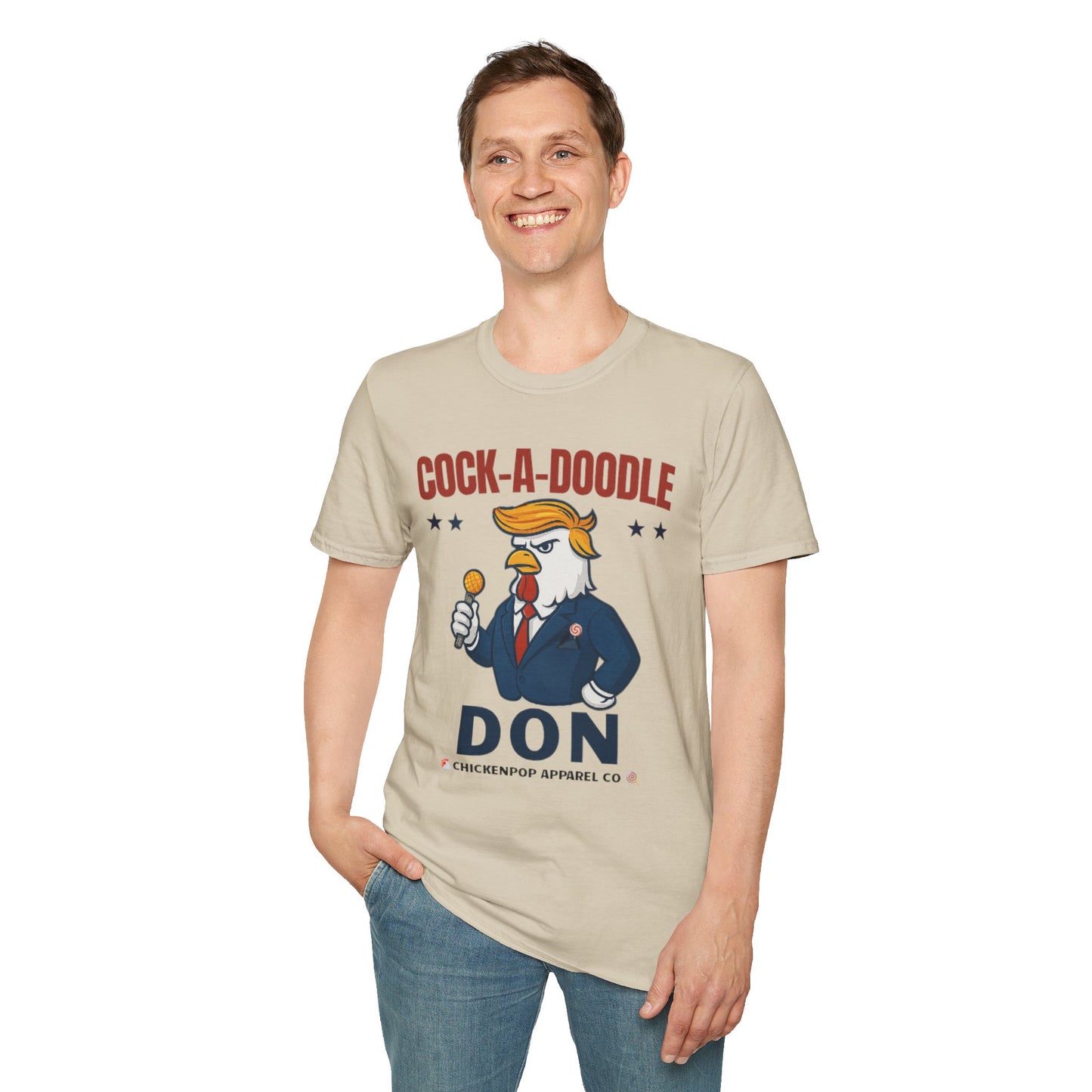 Cock-a-Doodle-Don T-Shirt – Pocket Pop Edition