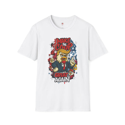 Cock-a-doodle-Don T-Shirt – Make the Coop Great Again | Funny Political Chicken Shirt by ChickenPop Apparel