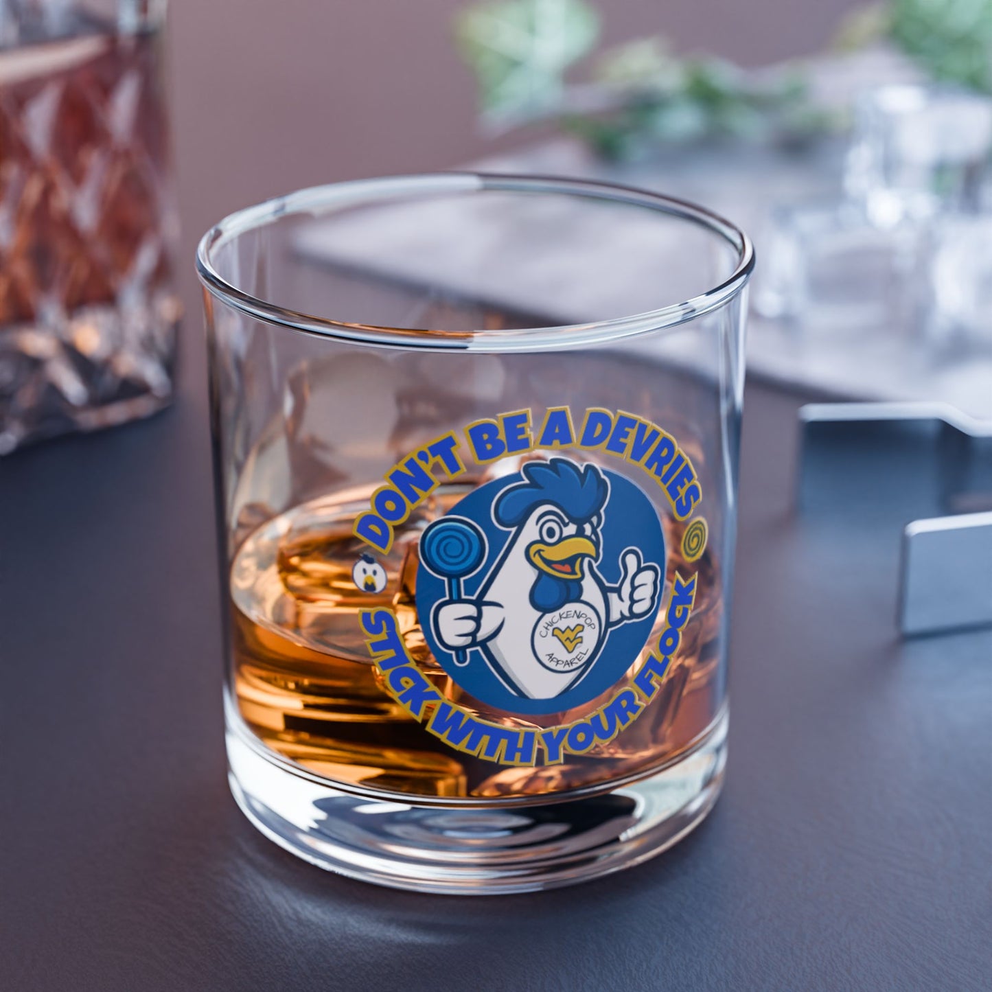 Don't Be A Devries Handcrafted Whiskey Glass – Sip Smarter