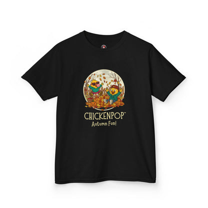 Kids Tee - Lil’ Cluckers 'Autumn Fun' ChickenPop Shirt