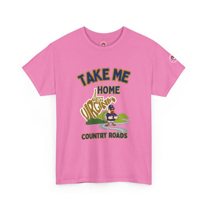 Take Me Home Country Roads WV Coop Daddy Tee – Funny West Virginia Rooster Shirt