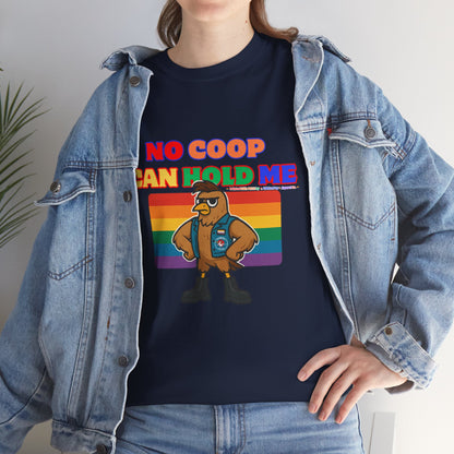 No Coop Can Hold Me – Theym Hen Unisex Pride Tee