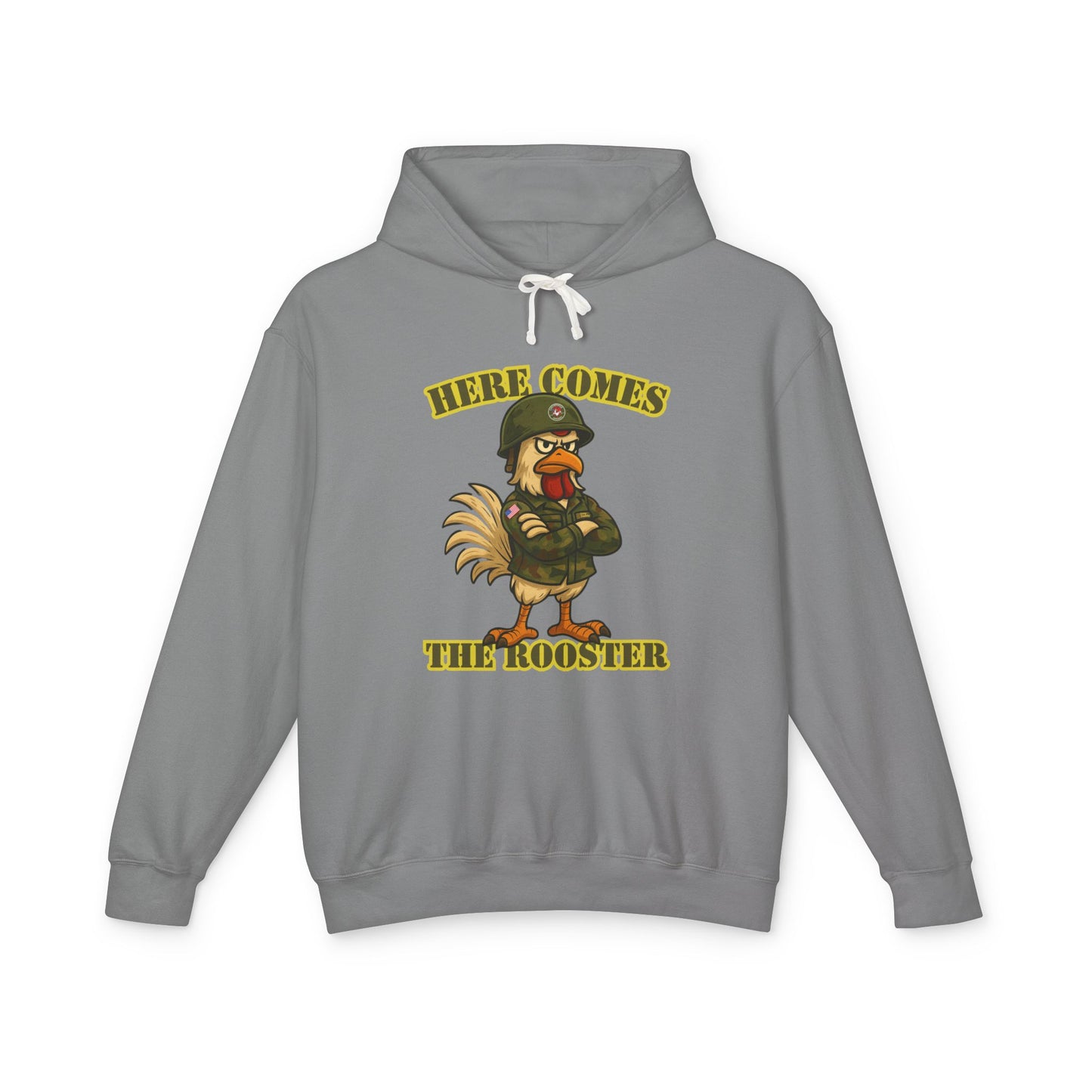 Here Comes The Rooster Hoodie – Bold Graphic Pullover with Relaxed Fit | Unisex Streetwear