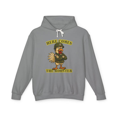 Here Comes The Rooster Hoodie – Bold Graphic Pullover with Relaxed Fit | Unisex Streetwear