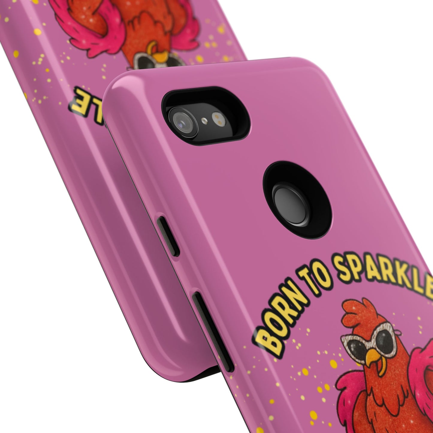 Phone Case - Born to Sparkle Hatched to Slay Logo Design