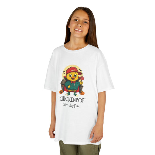 Kids Tee - Scramble the Vampire Lil' Cluckers Halloween Shirt