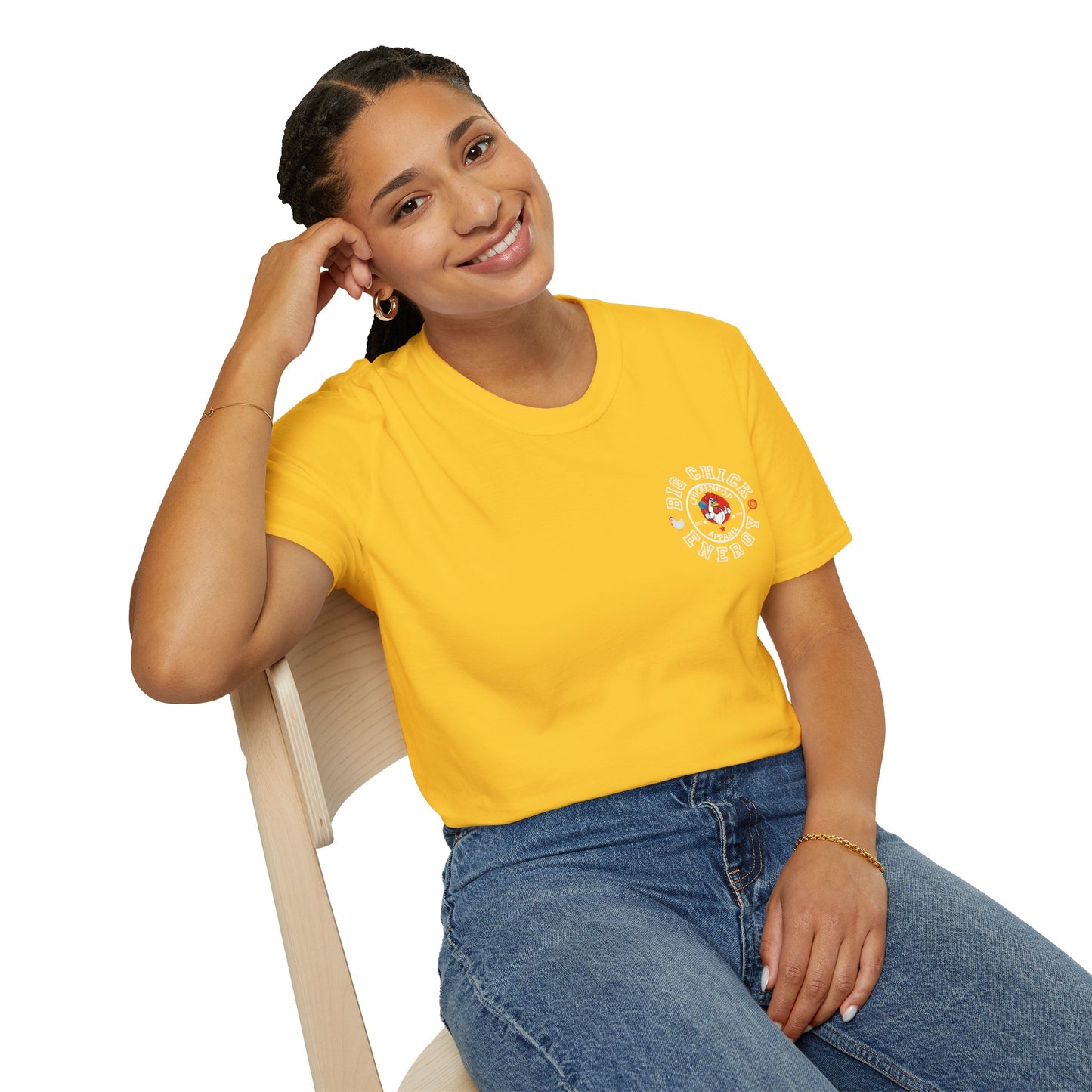 Big Chick Energy Double Team Logo Shirt