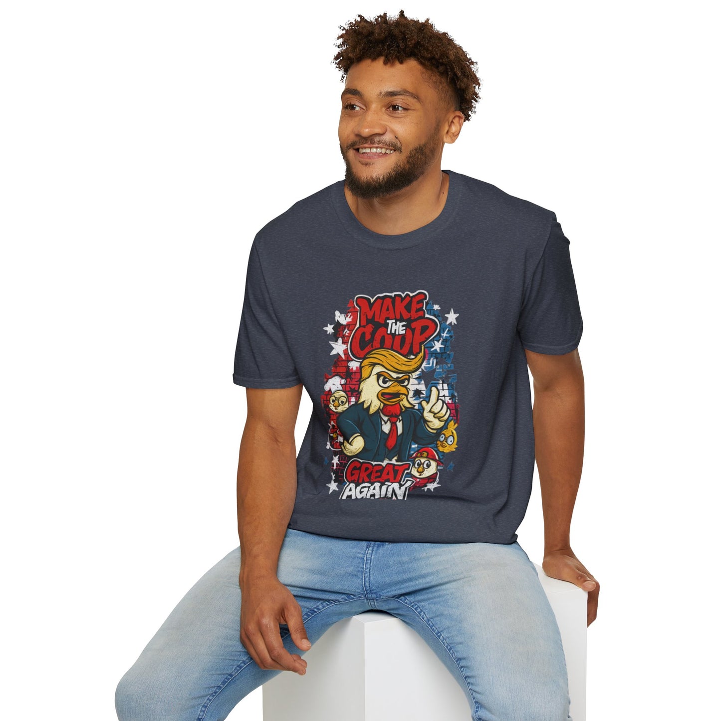 Cock-a-doodle-Don T-Shirt – Make the Coop Great Again | Funny Political Chicken Shirt by ChickenPop Apparel