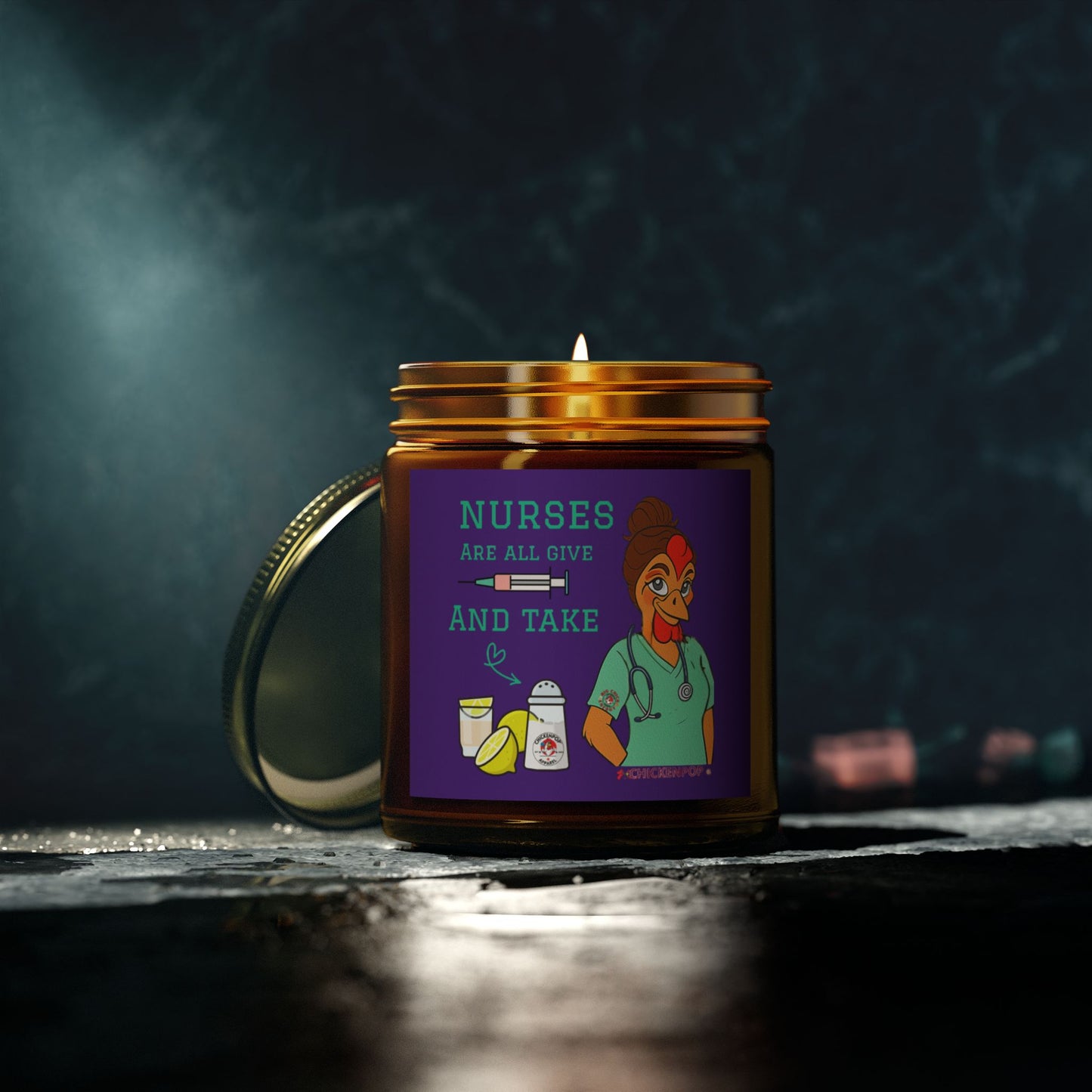 Nurses Are All Give And Take Unique Gifts for Healthcare Workers, Aromatherapy Candles, Cute Nursery Decor, Self-Care Essentials