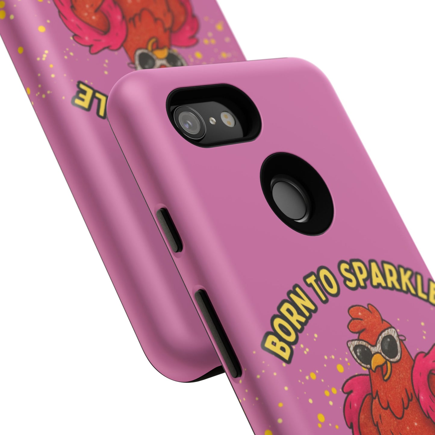 Phone Case - Born to Sparkle Hatched to Slay Logo Design