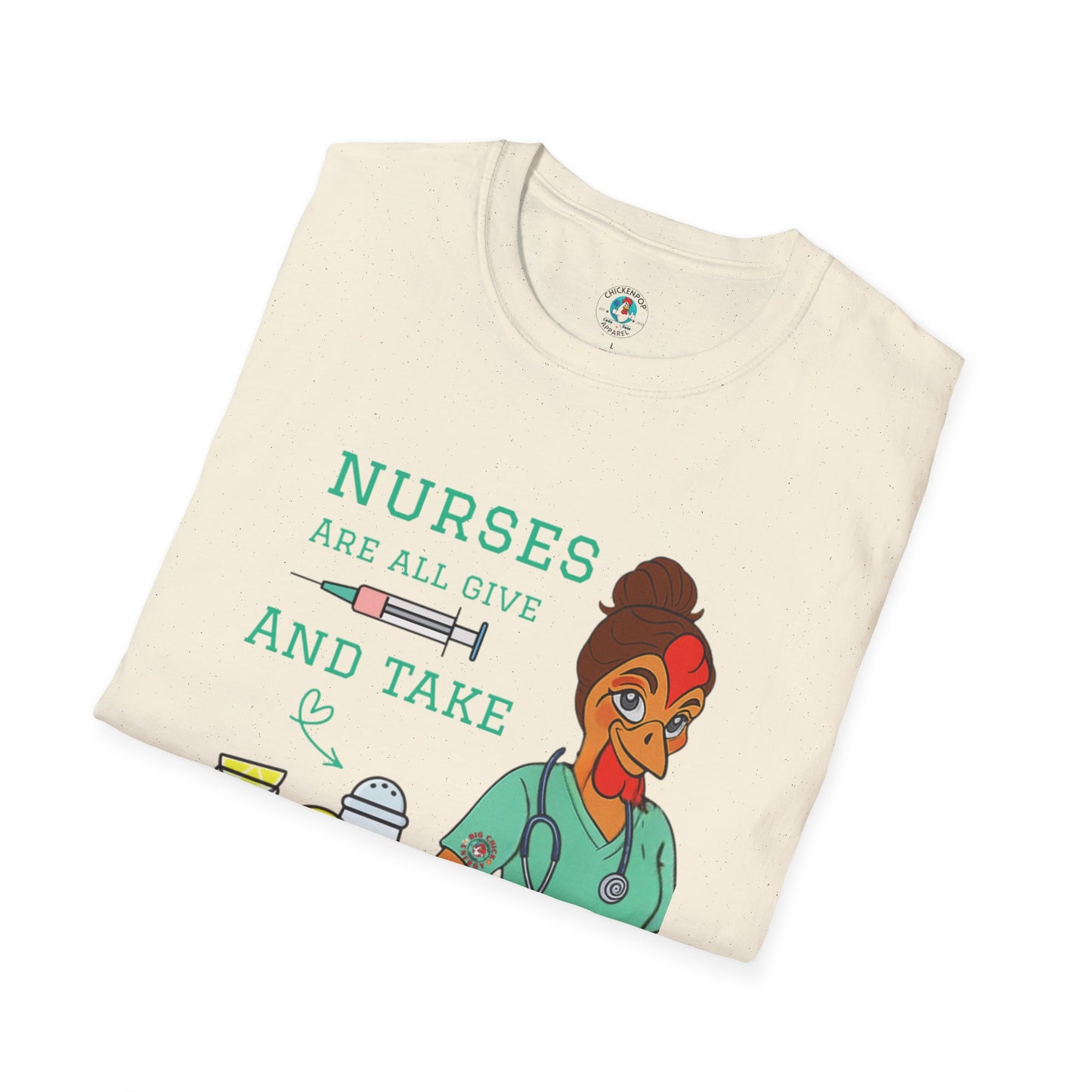 Nurses Are All Give and Take" Shirt | Funny RN Humor Tee | Code Sass Healthcare Apparel