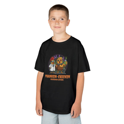Franken-Chicken T-Shirt: Funny Mad Scientist Chicken Tee | Lil' Cluckers Halloween Costume Apparel