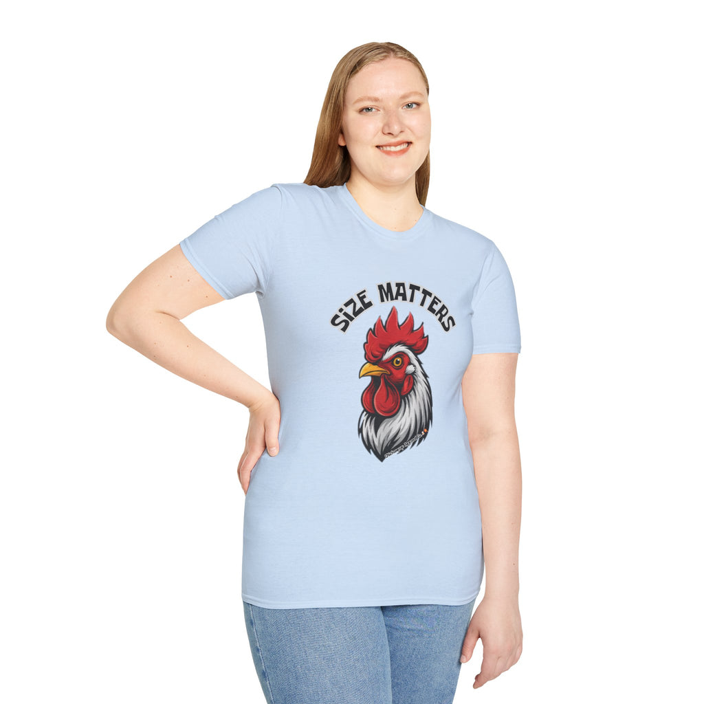 🤏SIZE MATTERS - The Cheeky Unisex ChickenPop Tee