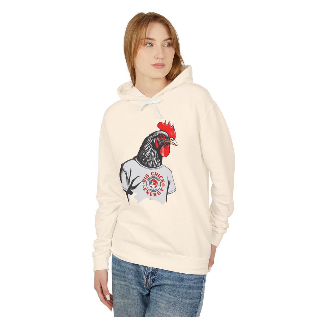 Big Chick Energy GIANT Rooster Hoodie – Bold Chicken Graphic Pullover