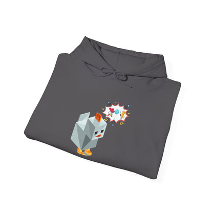 Roblox Chicken Thinks Hoodie UNISEX - ChickenPop Arm Logo Edition