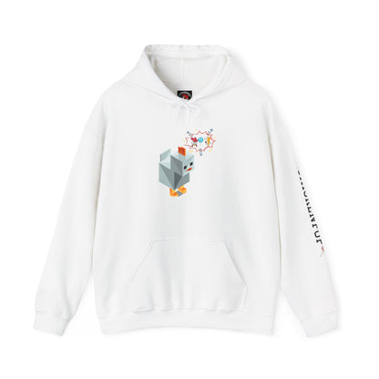 Roblox Chicken Thinks Hoodie UNISEX - ChickenPop Arm Logo Edition