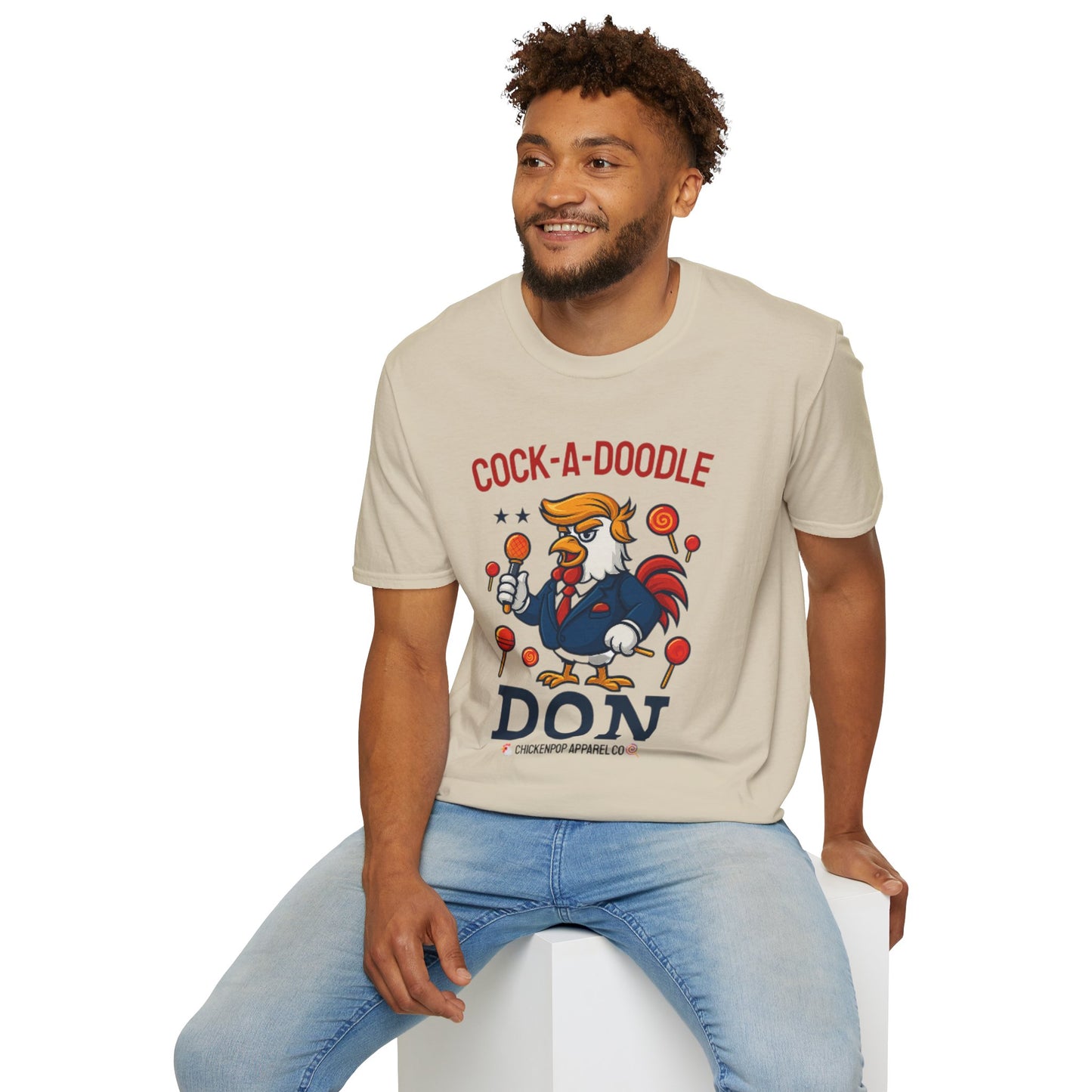 Cock-a-Doodle-Don T-Shirt – Lollipop Drop Edition