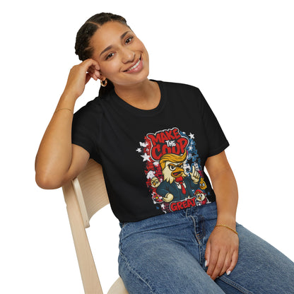 Cock-a-doodle-Don T-Shirt – Make the Coop Great Again | Funny Political Chicken Shirt by ChickenPop Apparel