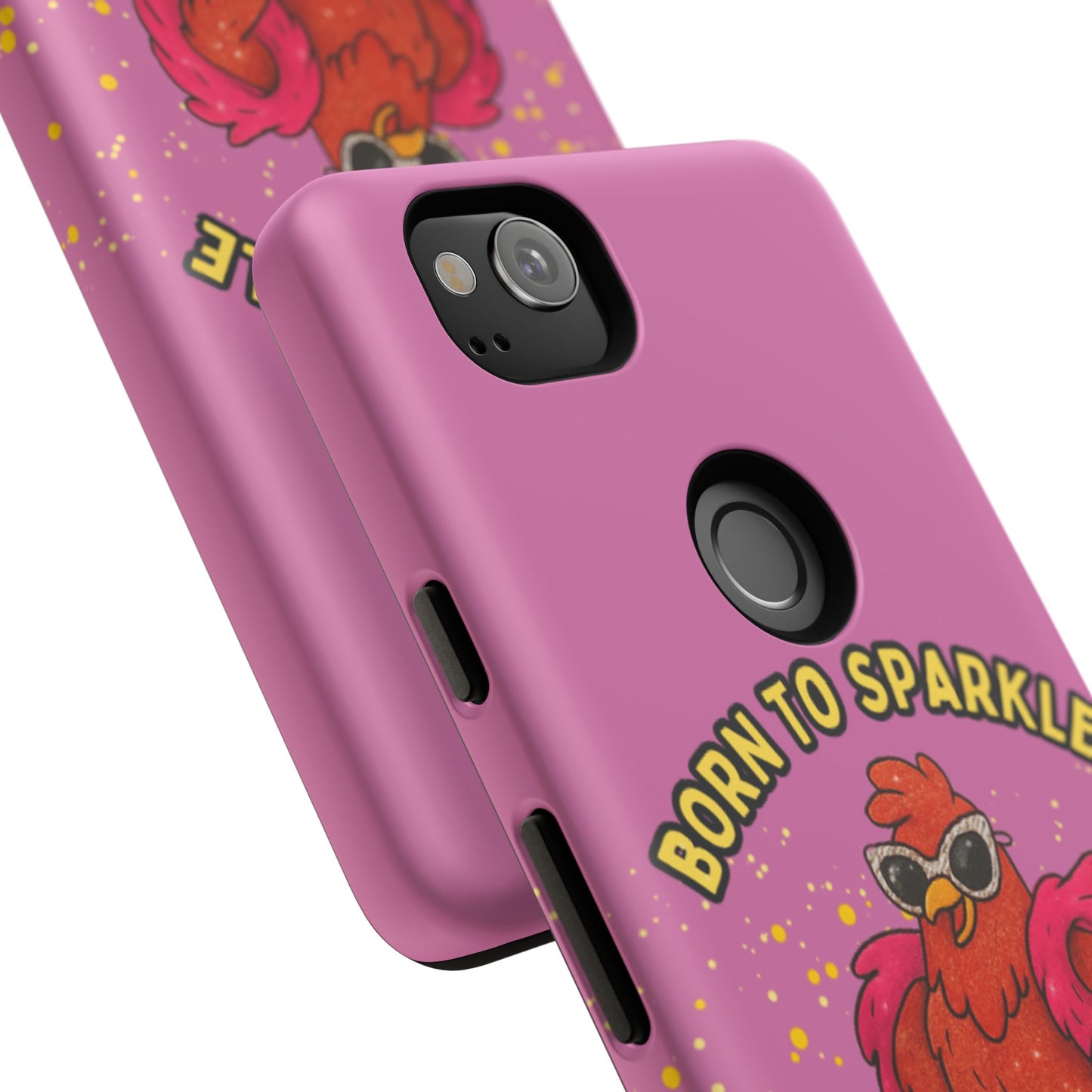 Phone Case - Born to Sparkle Hatched to Slay Logo Design