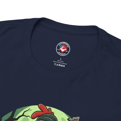 Zombie Chicken King Halloween Shirt – Funny Spooky T-Shirt