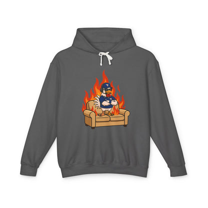 Big Rich Energy Burning Couch Hoodie – Chaos Quote 🔥FREE SHIPPING🔥