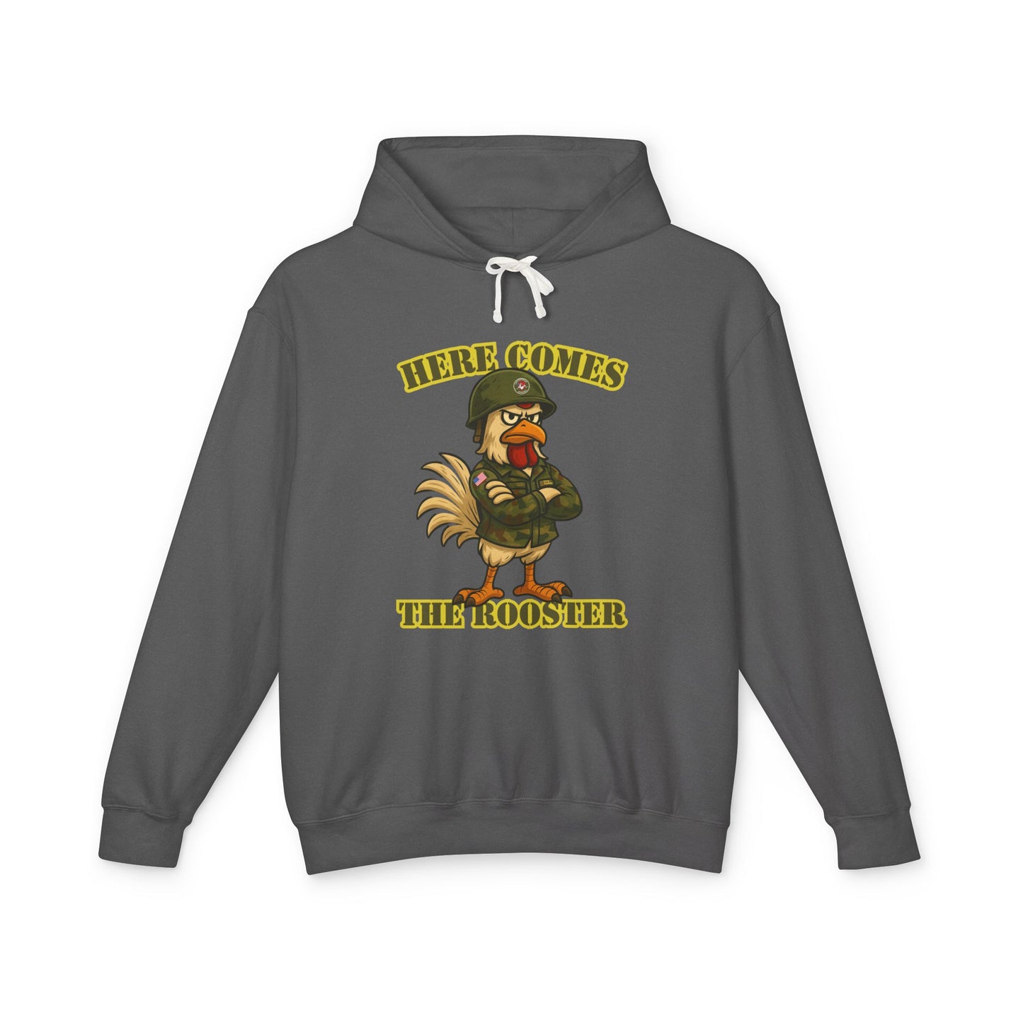 Here Comes The Rooster Hoodie – Bold Graphic Pullover with Relaxed Fit | Unisex Streetwear