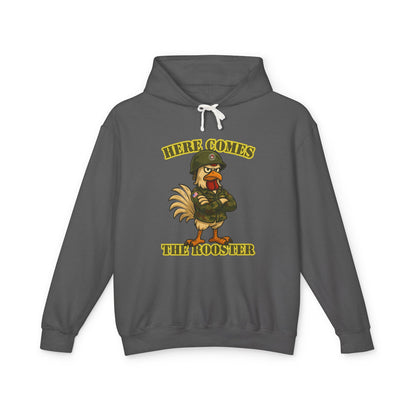 Here Comes The Rooster Hoodie – Bold Graphic Pullover with Relaxed Fit | Unisex Streetwear