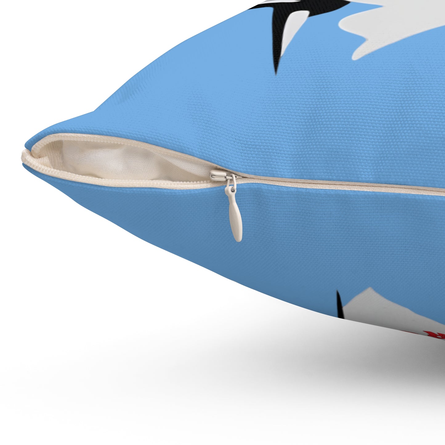 Big Chick Energy Giant Rooster Spun Polyester Square Pillow