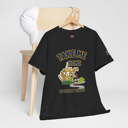 Take Me Home Country Roads WV Coop Daddy Tee – Funny West Virginia Rooster Shirt