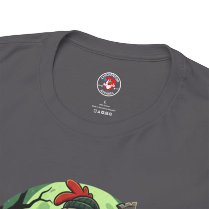 Zombie Chicken King Halloween Shirt – Funny Spooky T-Shirt