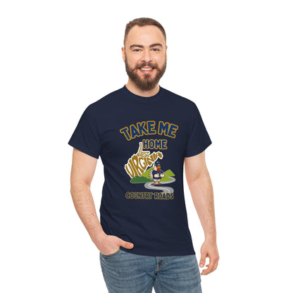 Take Me Home Country Roads WV Coop Daddy Tee – Funny West Virginia Rooster Shirt