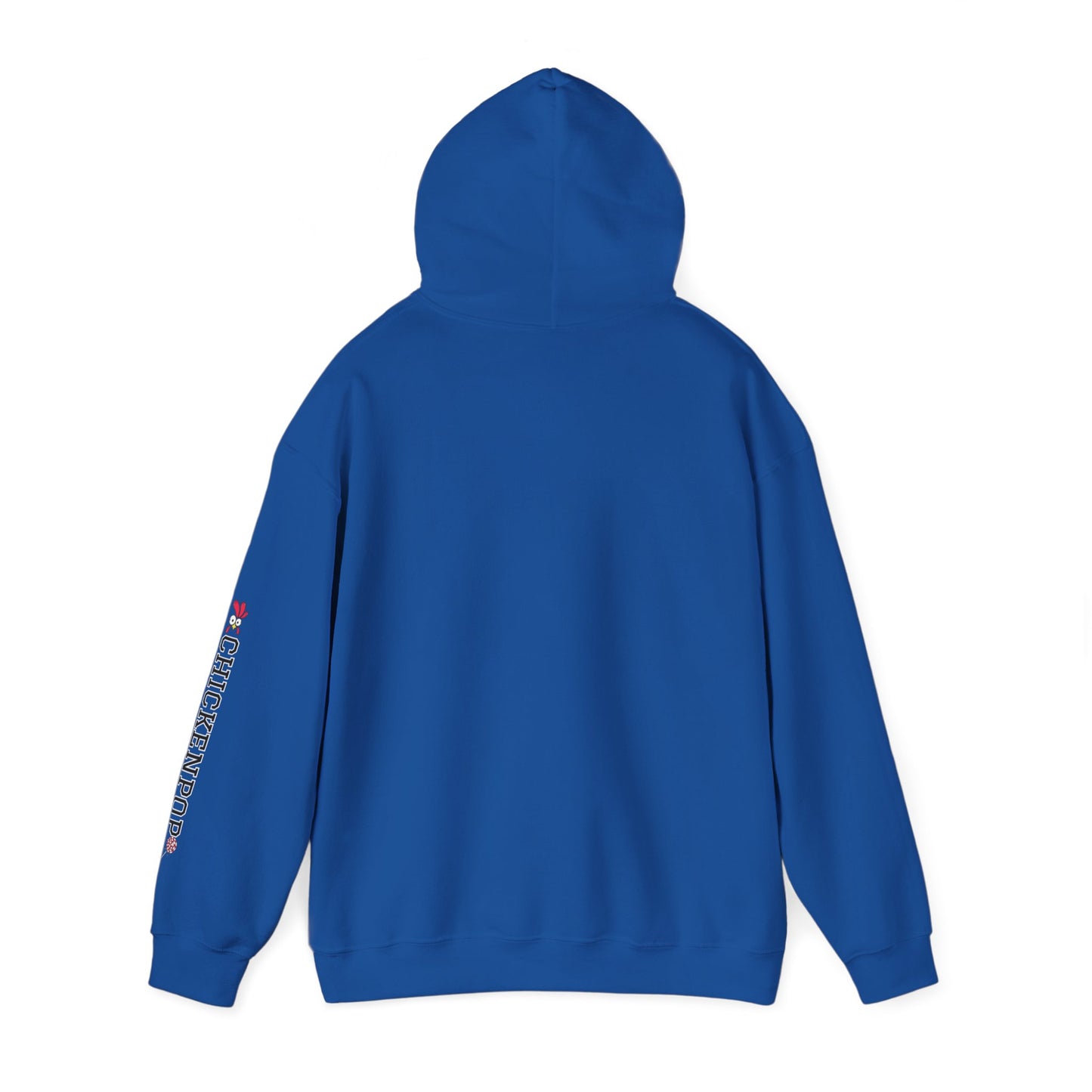 Roblox Chicken Thinks Hoodie UNISEX - ChickenPop Arm Logo Edition