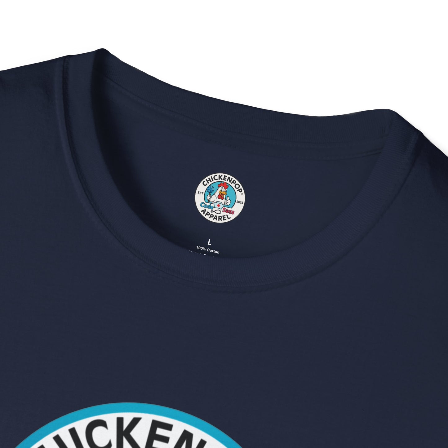 Code Sass™ Healthcare Chick logo T-Shirt – Funny Nursing Tee for Healthcare Workers | Unisex Comfort Fit by ChickenPop Apparel