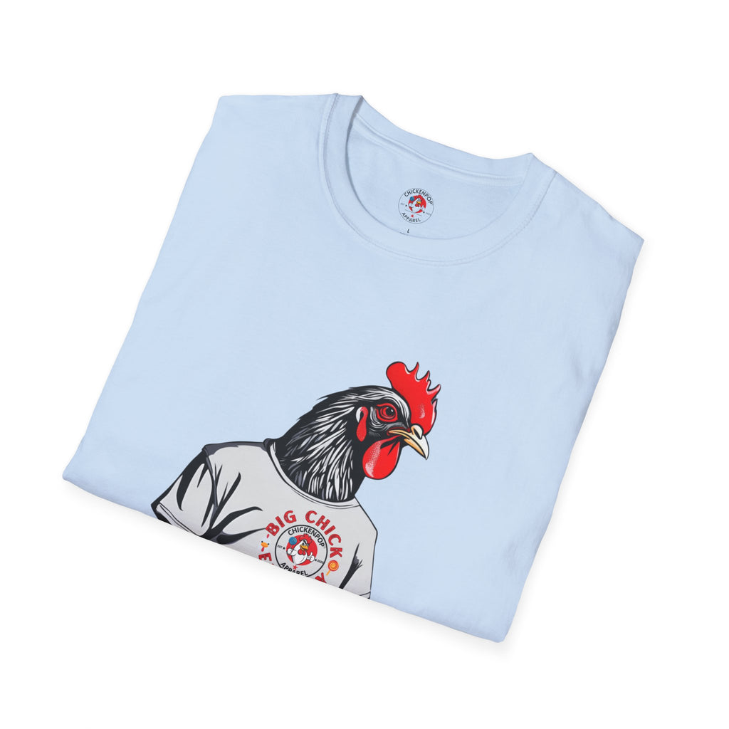 Big Chicken Energy Unisex Tee | Giant Rooster Shirt | Funny Graphic T-Shirt | ChickenPop Apparel Co.