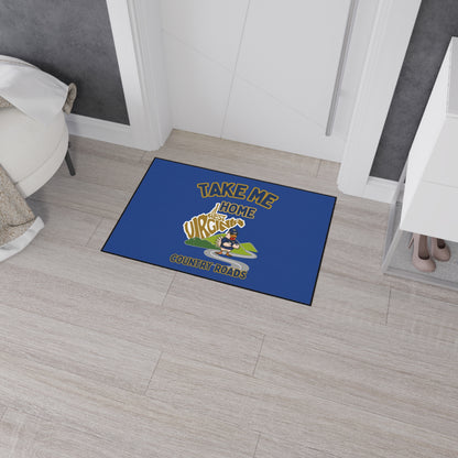 West Virginia Floor Mat - Welcome Home Rug, Durable Indoor Mat, Country Roads Decor, West Virginia Gifts, Home and Kitchen