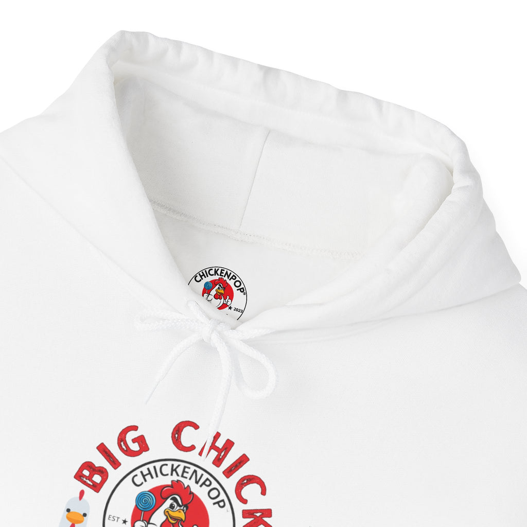 Big Chick Energy Unisex Hoodie — ChickenPop Apparel Logo Sweatshirt