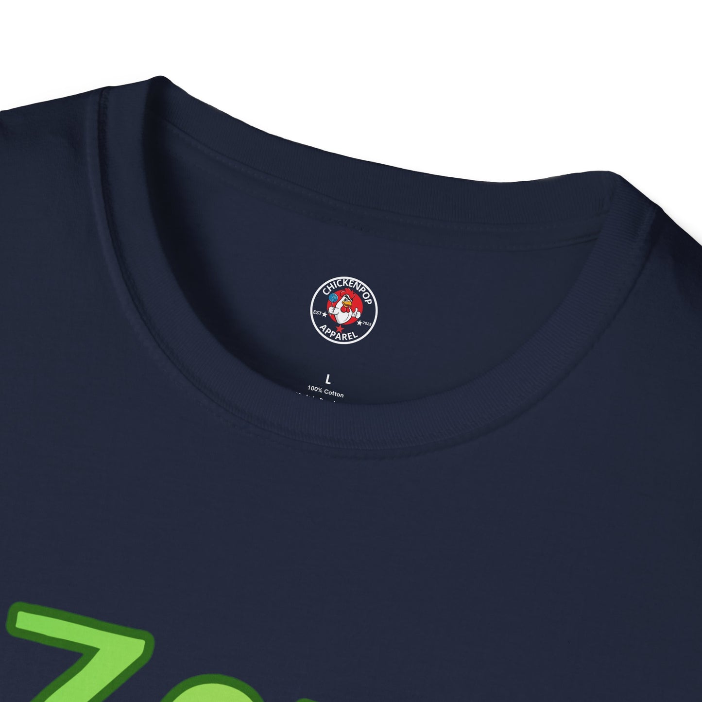 Zero Flocks Given T-Shirt – Funny Chicken Graphic Tee in Black | ChickenPop Apparel Unisex Shirt