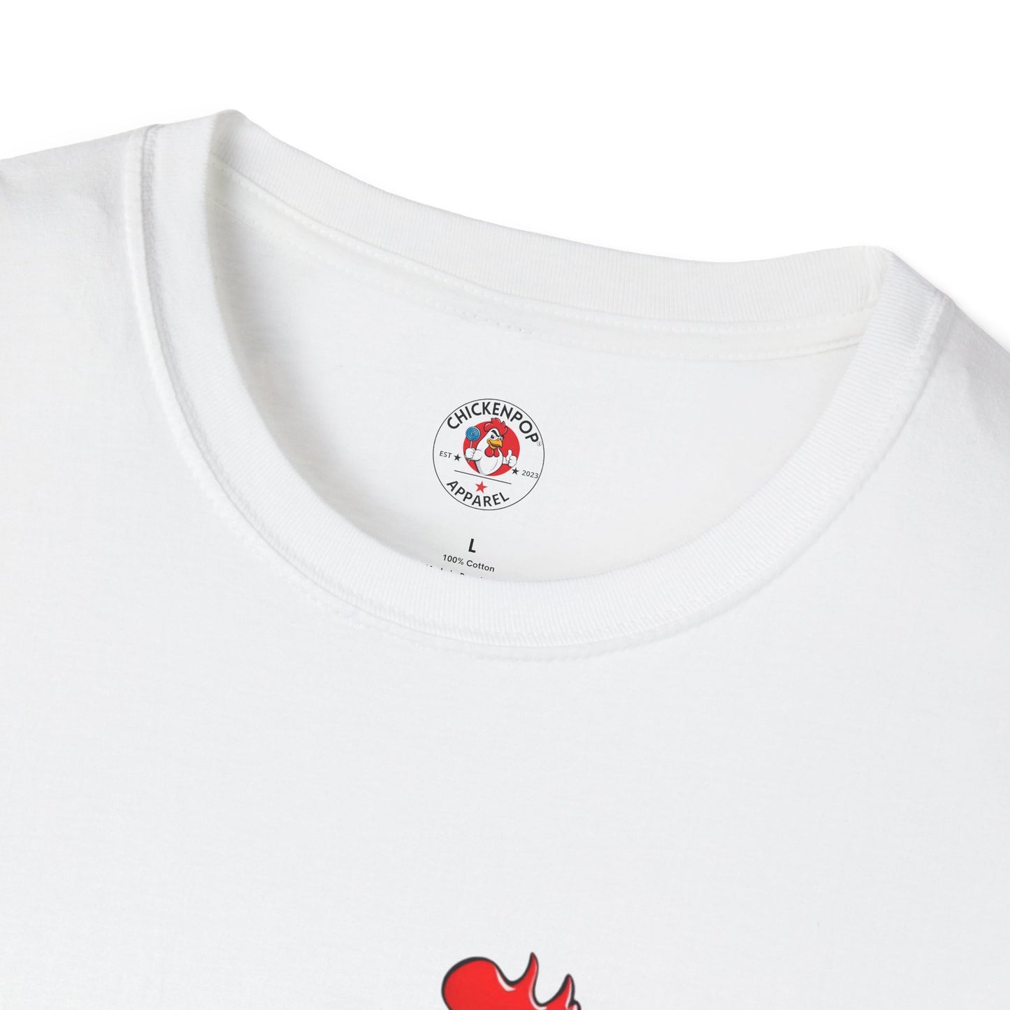 Big Chicken Energy Unisex Tee | Giant Rooster Shirt | Funny Graphic T-Shirt | ChickenPop Apparel Co.