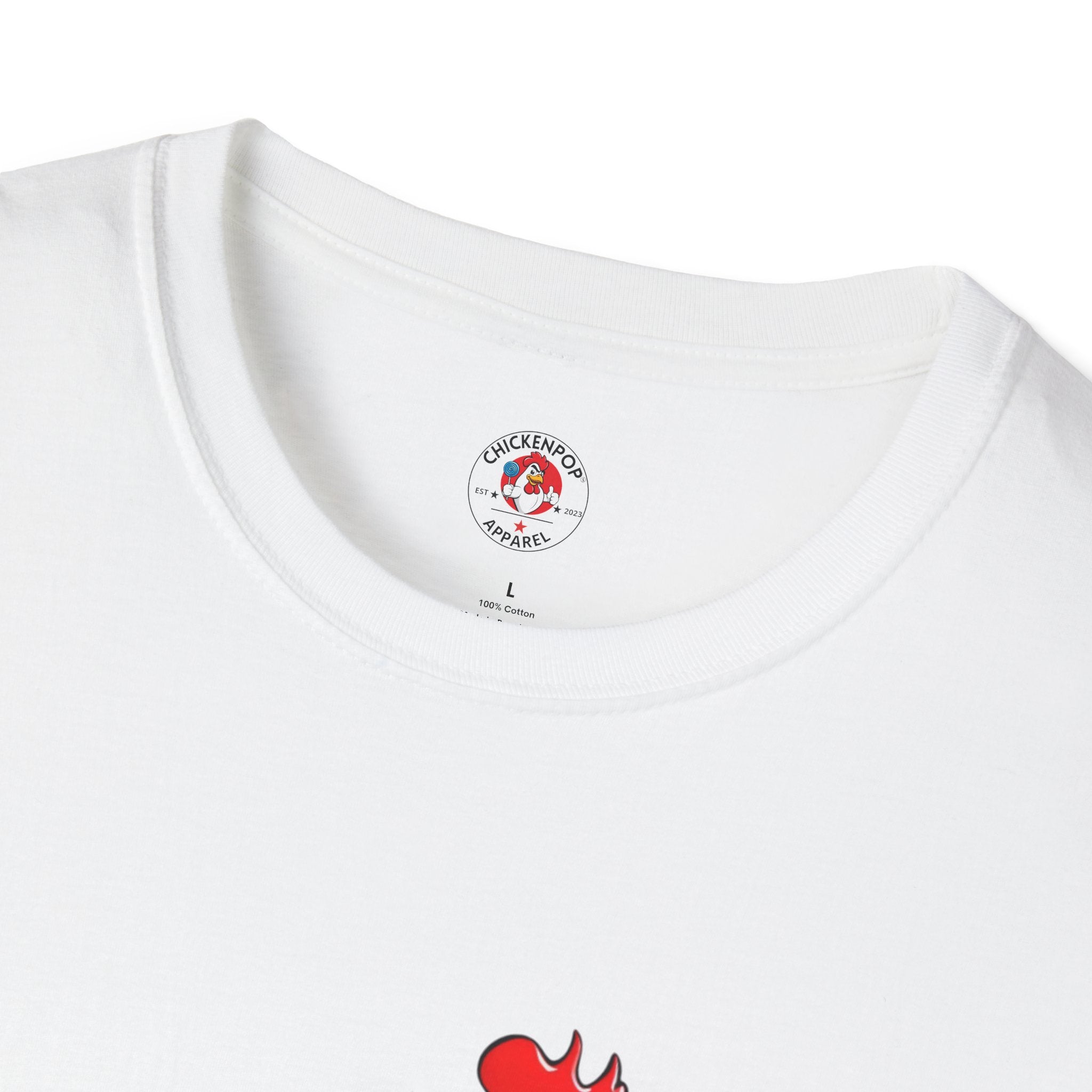 Big Chicken Energy Unisex Tee | Giant Rooster Shirt | Funny Graphic T-Shirt | ChickenPop Apparel Co.