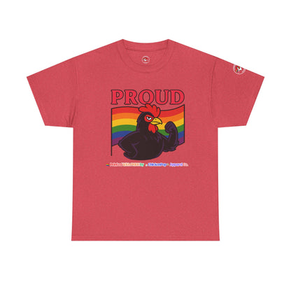 Proud Unisex Tee – Strut Boldly, Love Loudly