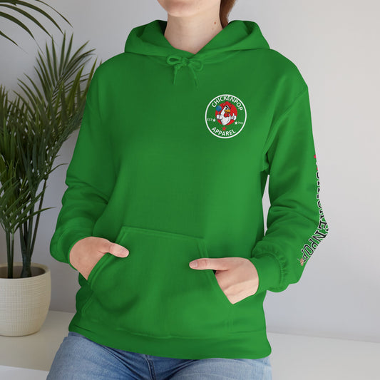 ChickenPop Apparel Logo Hoodie, Unisex Sweatshirt with Naughty Chicken Lollipop Logo, Original Design, Fun Hooded Jumper, Cozy Pullover,