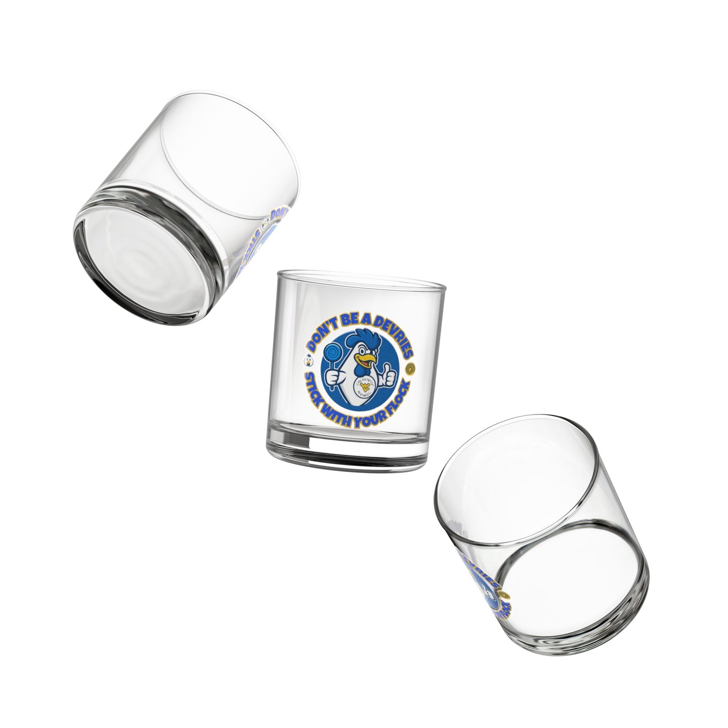 Don't Be A Devries Handcrafted Whiskey Glass – Sip Smarter