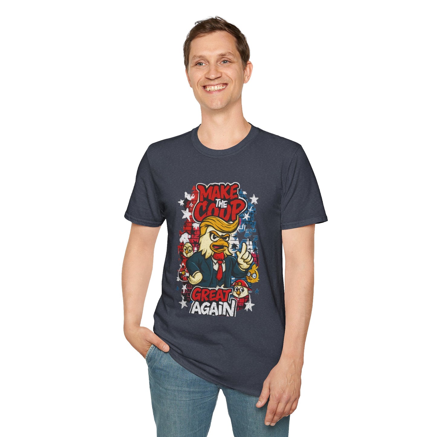 Cock-a-doodle-Don T-Shirt – Make the Coop Great Again | Funny Political Chicken Shirt by ChickenPop Apparel