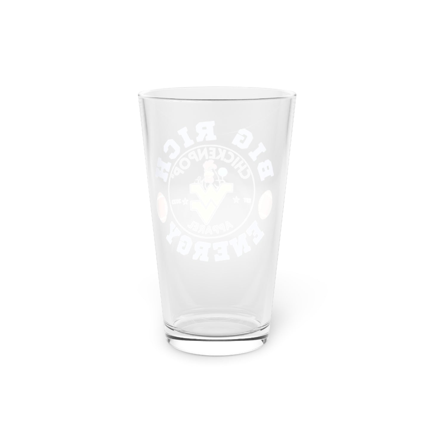 Big Rich Energy Pint Beer Glass– How Real 'Eers Drink Their Beers!