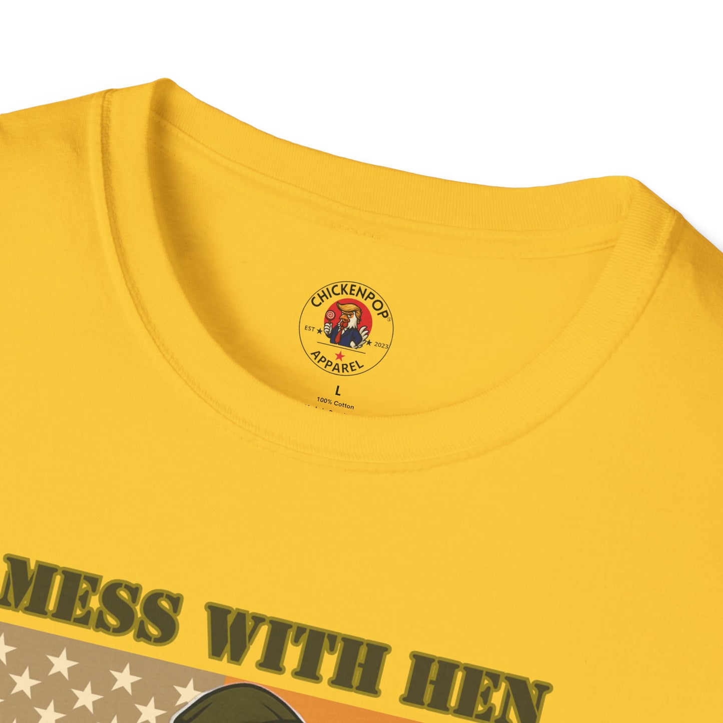Mess With Hen T-Shirt – Fierce Funny Chicken Tee for Bold Women with Attitude | ChickenPop Apparel