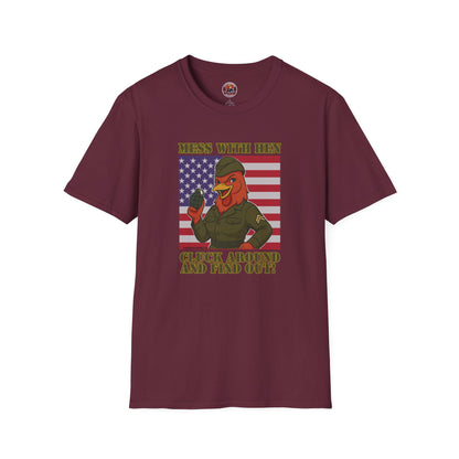 Mess With Hen T-Shirt – Fierce Funny Chicken Tee for Bold Women with Attitude | ChickenPop Apparel