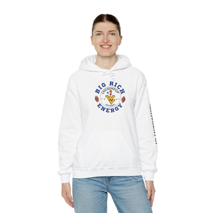 Big Rich Energy WV Logo Unisex Hoodie - ChickenPop Arm Logo Edition