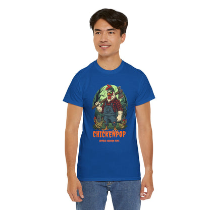 Zombie Chicken King Halloween Shirt – Funny Spooky T-Shirt