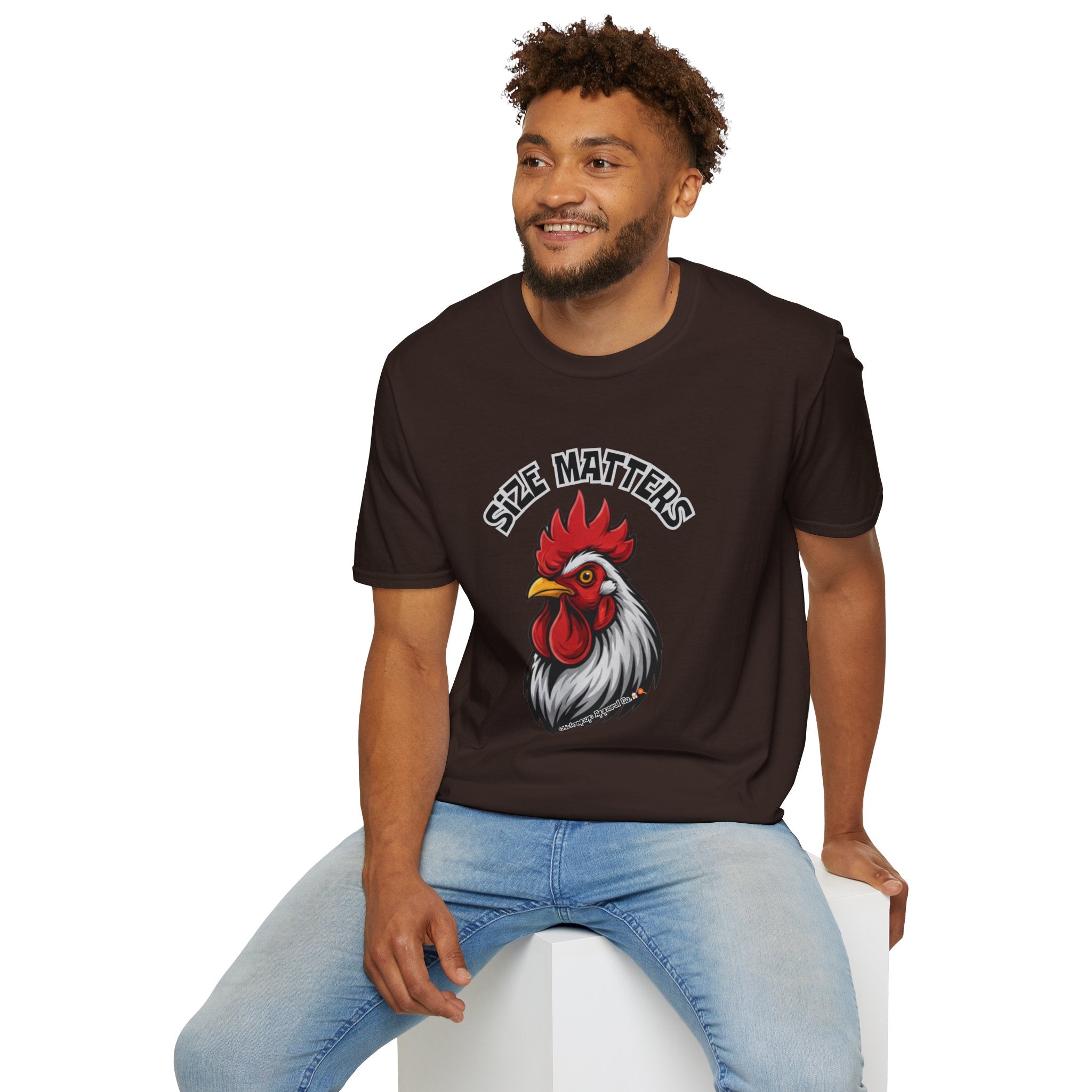 🤏SIZE MATTERS - The Cheeky Unisex ChickenPop Tee